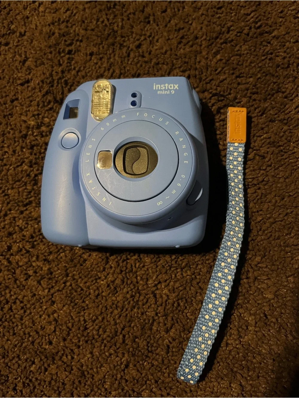 Fujifilm instax mini 9 Instant Camera in Blue with Matching Case